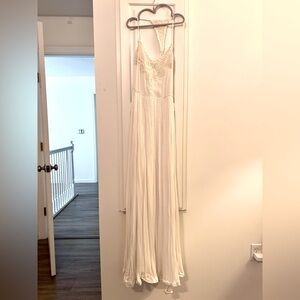 Urban Decay Kimchi Blue maxi dress with lace size 4